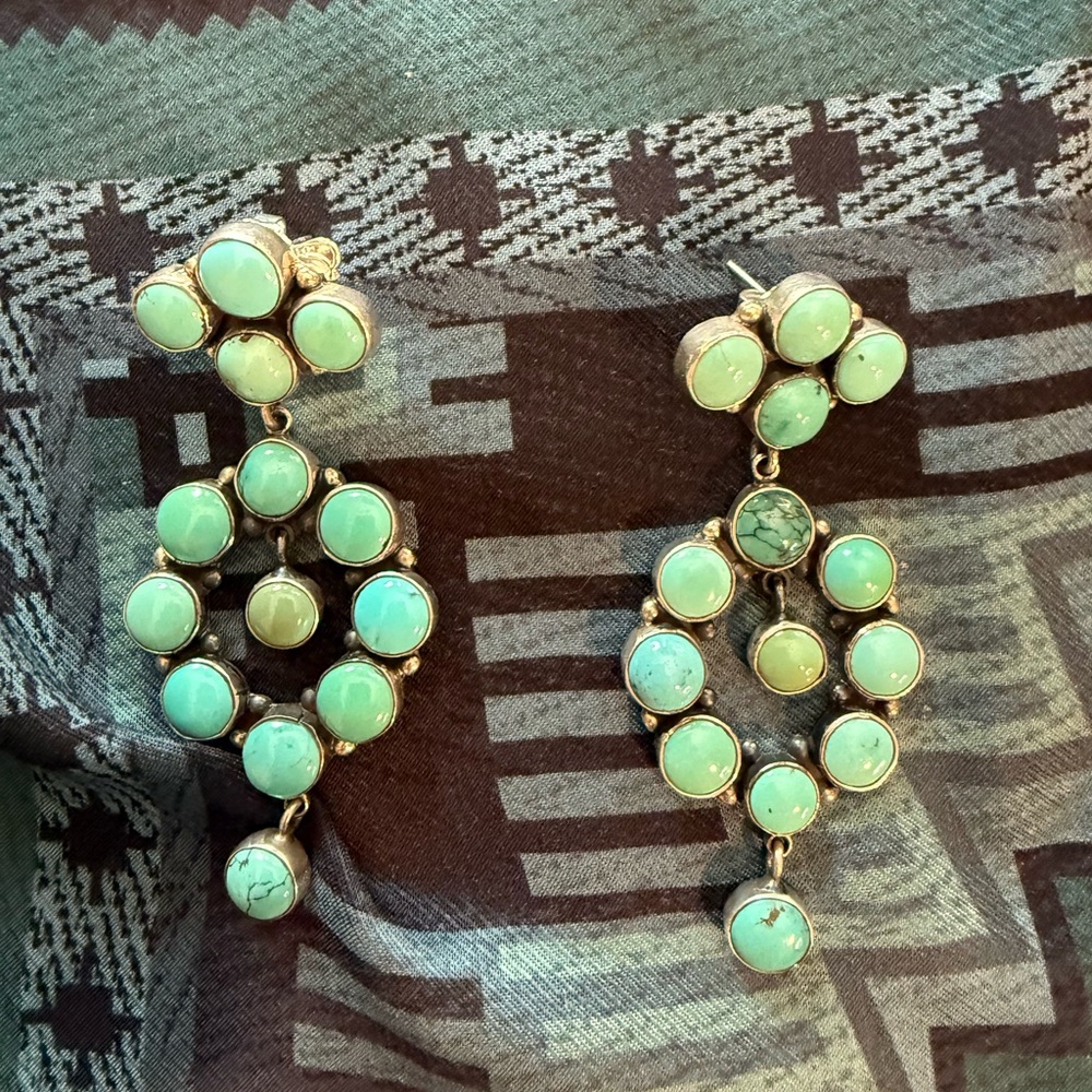 Fredrico Jimenez Turquoise Dangle Earrings